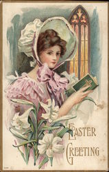 Easter Greeting Crosses Postcard Postcard