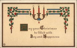 May your Christmas be filled with Joy and Happiness Postcard Postcard