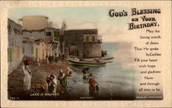 God's Blessing on your birthday Postcard Postcard