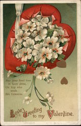 Love's greeting to my Valentine Postcard