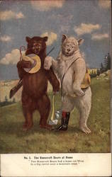 The Roosevelt Bears at Home Postcard Postcard