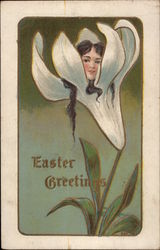 Easter Greetings Postcard