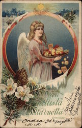 Nellista Usitta Vuotta Angels Postcard Postcard