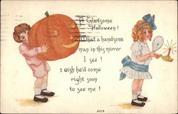 A gladsome Halloween Postcard