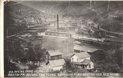 Austin, Pennsylvania, Before the Flood Disasters Postcard Postcard