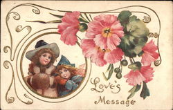 Love's Message Romance & Love Postcard Postcard