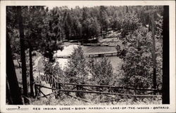 Red Indian Lodge - Sioux Narrows Lake of the Woods, ON Canada Ontario Postcard Postcard