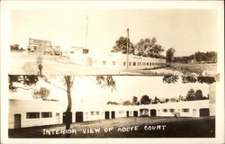 Interior View of Above Court Wytheville, VA Postcard Postcard