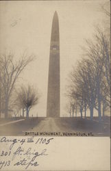 Battle Monument Postcard