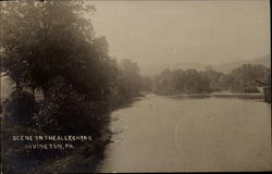 Scene on the Alleghany Postcard