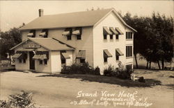 Grand View Hotel Edwardsville, NY Postcard Postcard