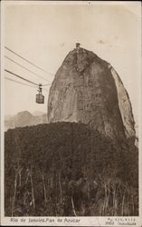 Pan de Azucar Rio de Janeiro, Brazil Postcard Postcard