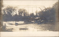 Bridge over Kishaqua Creek Postcard