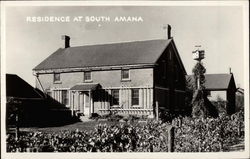 View of Residence South Amana, IA Postcard Postcard