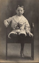 Young Boy in Sailor Suit Boys Postcard Postcard