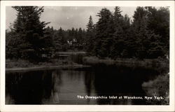 The Oswegatchie Inlet at Wanakena Postcard