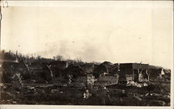 Bombed Town Postcard