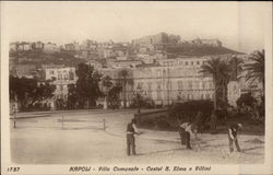 Villa Comunale - Castel S. Elmo e Villini Napoli, Italy Postcard Postcard