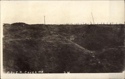 Field After Bombing Postcard