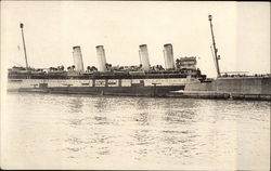 Steam Ship World War I Postcard Postcard