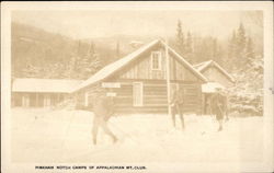 Pinkham Notch Camps of Appalacian Mt. Club Gorham, NH Postcard Postcard