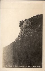 Old Man of the Mountains Postcard