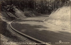 Figure Eight - Columbia River Highway Postcard