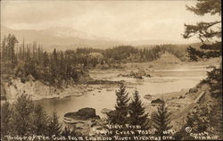 View from Eagle Creek Pass, Bridge of the Gods Columbia River Highway, OR Postcard Postcard