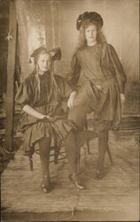 Two Sisters Postcard