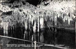 Submarine Gardens and Crystal Lake, Meramac Caverns Stanton, MO Postcard Postcard