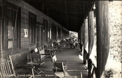 Grand Lake Lodge - Veranda Colorado Postcard Postcard