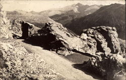 At the Big Rocks Trail, Ridge Road Rocky Mountains, CO Postcard Postcard