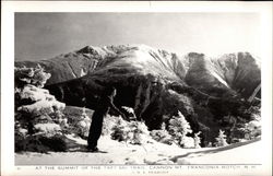 At the Summit of the Taft Ski trail Postcard