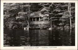 Rockywold Camp - Haskell Cottage Holderness, NH Postcard Postcard