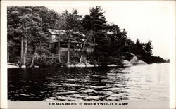 Gragsmere - Rockywold Camp Holderness, NH Postcard Postcard