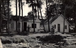 Cabins #6 and #7, White City Resort, Fish Hook Lake Postcard