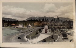 Entrance to Stanley Park Vancouver, BC Canada British Columbia Postcard Postcard