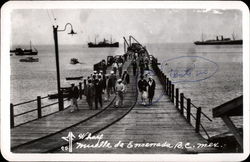 Wharf Ensenada, Mexico Postcard Postcard