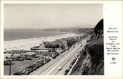 Pacific Shoreline, Looking North on Highway 101 Santa Monica, CA Postcard Postcard