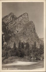 Three Brothers - Yosemite Valley Postcard