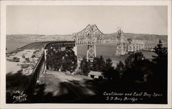 San Francisco Bay Bridge - Cantilever and East Bay Span California Postcard Postcard