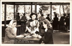 Oriental Tea Garden, Golden Gate Park San Francisco, CA Postcard Postcard