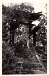 Oriental Tea Garden, Golden Gate Park San Francisco, CA Postcard Postcard