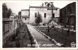 Old Cemetery, San Gabriel Mission Postcard