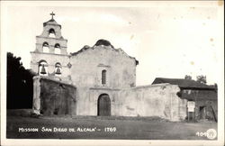 Mission San Diego De Alcala Postcard