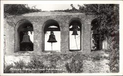 Mission Bells, San Juan Capistrano Postcard