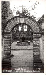 Sacred Garden, Old Mission Postcard