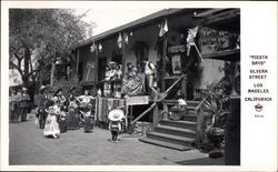 Olvera Street - Fiesta Days Los Angeles, CA Postcard Postcard