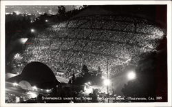 Symphonies Under the Stars, Hollywood Bowl California Postcard Postcard