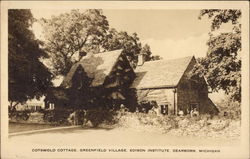 Cotswold Cottage, Greenfield Village, Edison Institute Dearborn, MI Postcard Postcard